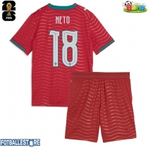Portugal Pedro Neto #18 Hjemmedraktsett Barn VM 2026 Kortermet (+ Korte bukser)